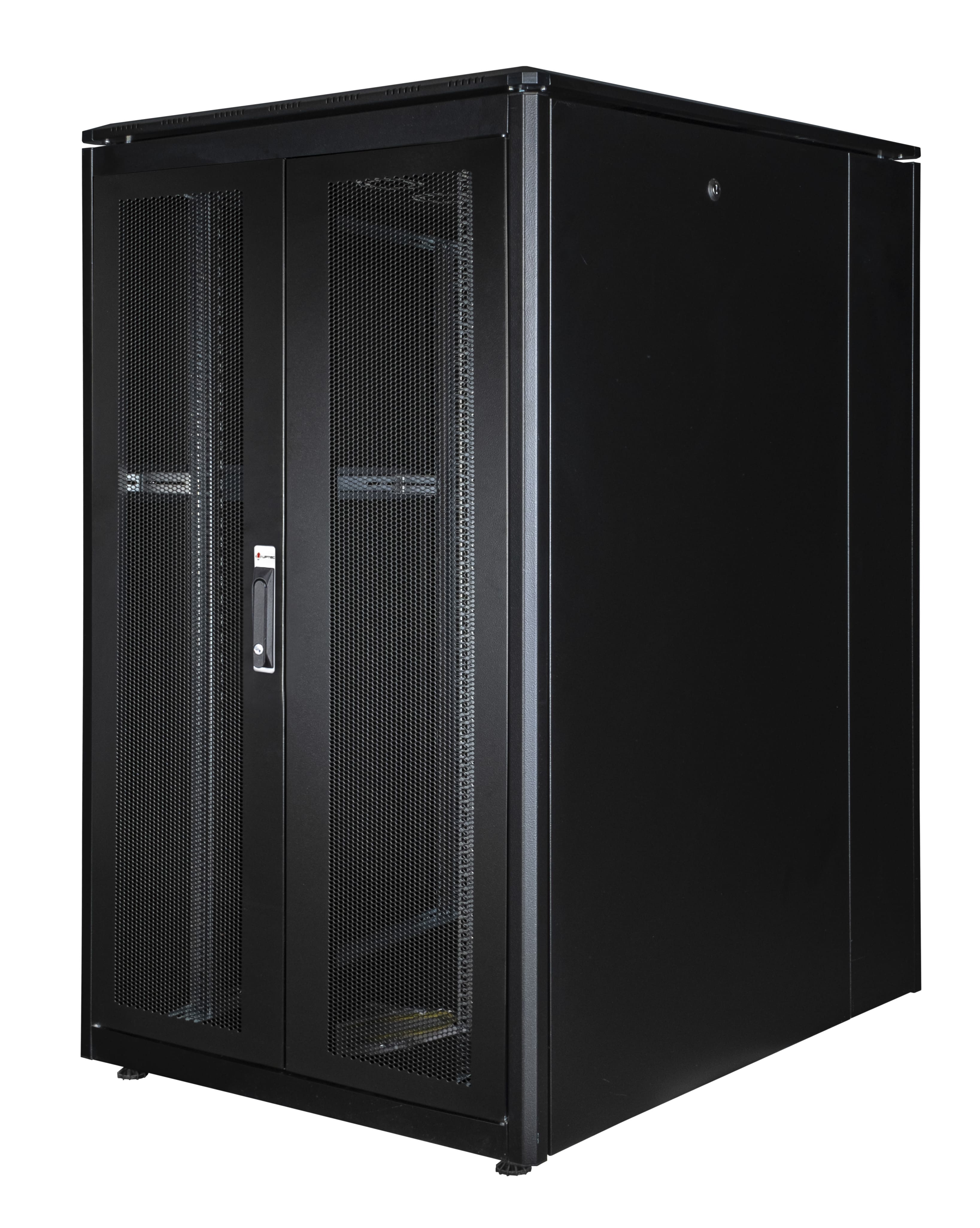 UPTEC v2 - Baie 19" 26U 800x1000 Portes AV & AR double perforées