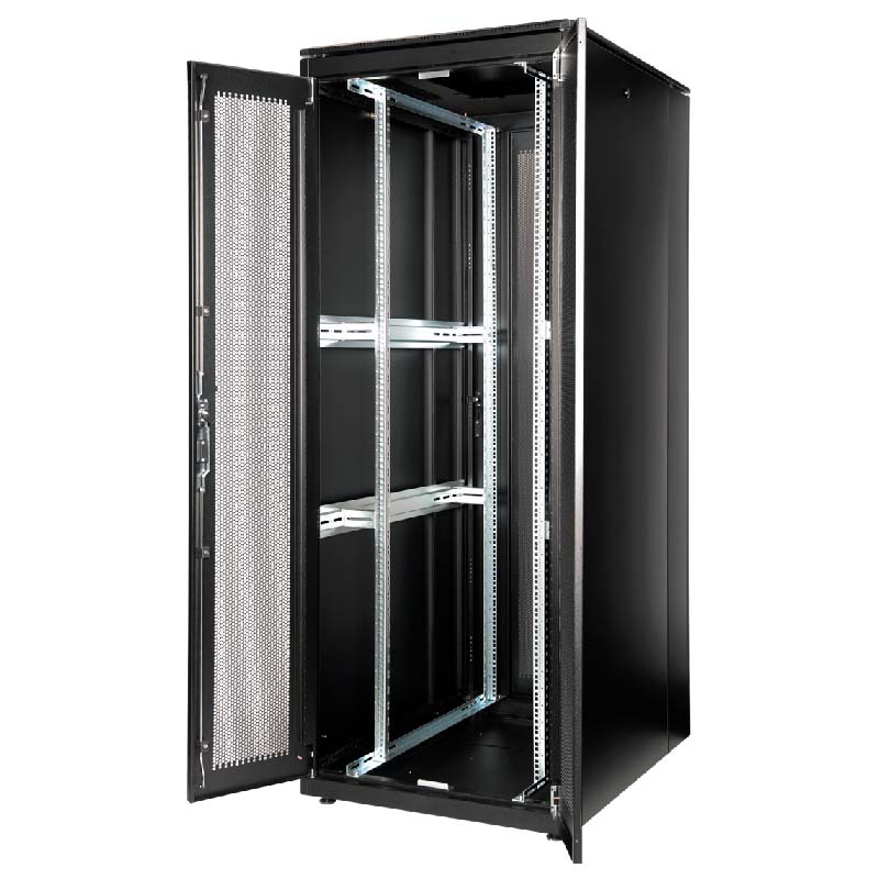 UPTEC v2 - Baie 19" 42U 800x1200 portes AV & AR doubles perforées