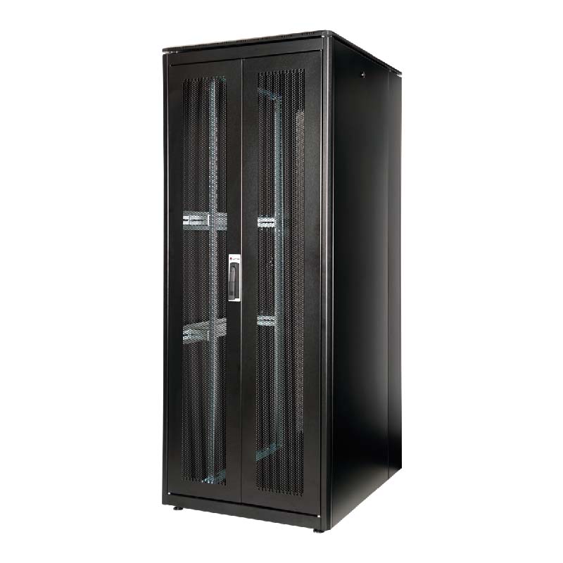 UPTEC v2 - Baie 19" 42U 800x1200 portes AV & AR doubles perforées