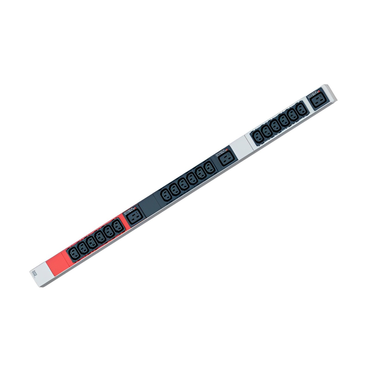 BACHMANN - PDU vertical 16A 400V - 18 prises C13 & 3 prises C19 - 3m