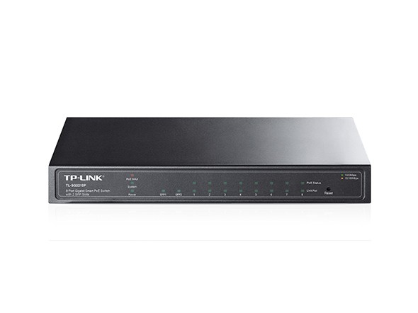 TP-LINK - Switch 8 ports Giga PoE + 2 ports SFP-Métal-TL-SG2210P NPR