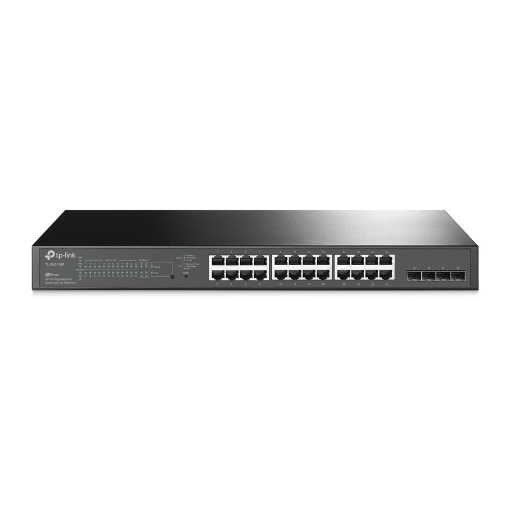 TP-LINK - Switch 24 ports Giga PoE+ 250w+ 4ports SFP-TL-SG2428P NPR