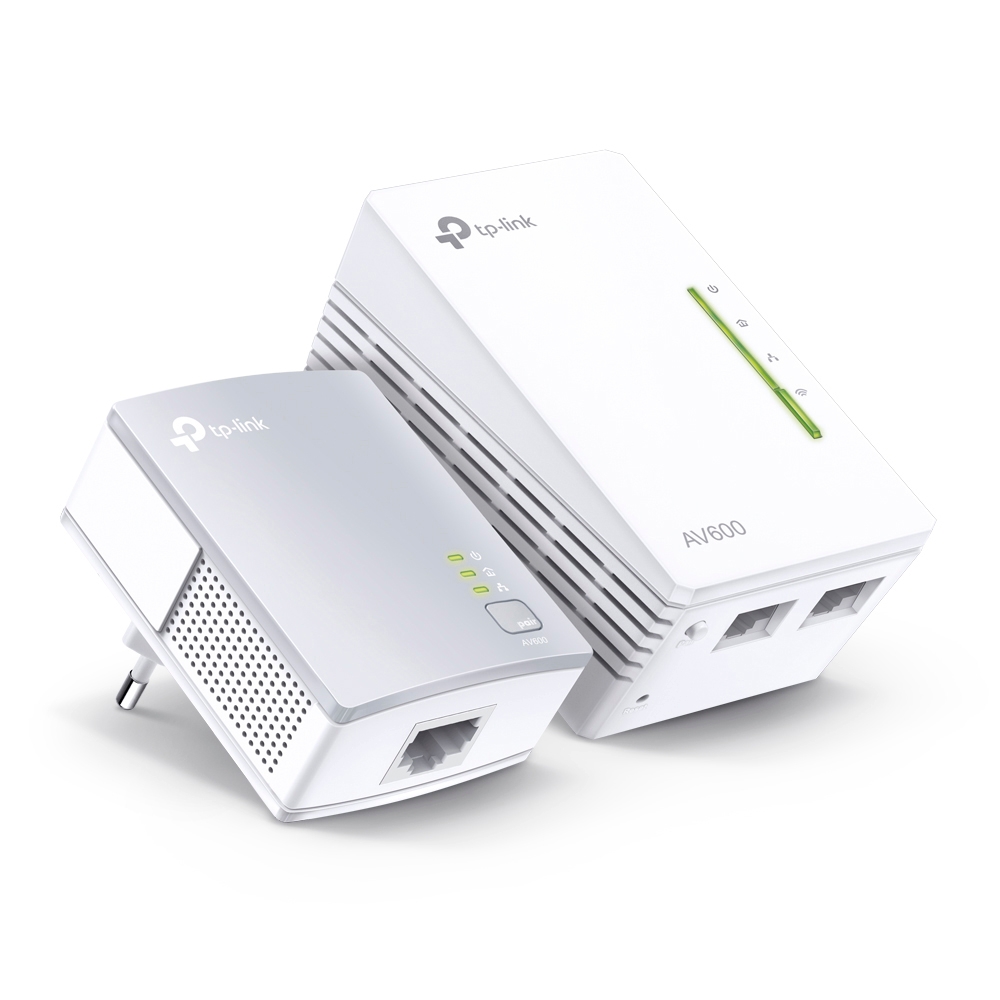 TP-LINK - KIT 2 CPL 2 ports 600Mbps + WiFi 300Mbps - TL-WPA4220KIT