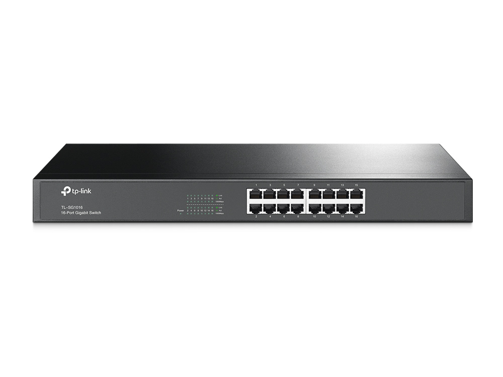 TP-LINK - Switch 16 ports rackable Gigabit - boîtier métal TL-SG1016