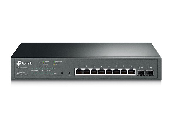 TP-LINK - Switch 8 ports 10/100 PoE+ & 2 ports SFP - TL-SG2210MP