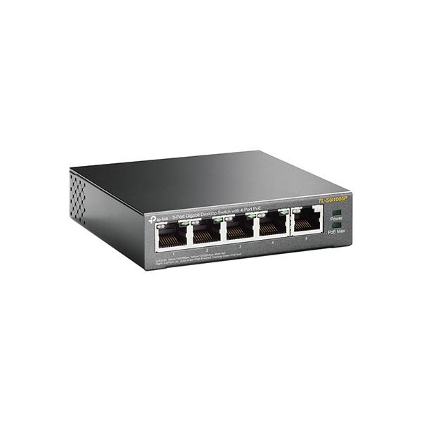 TP-LINK - Switch bureau 5 ports Gigabit dont 4 PoE - TL-SG1005P - NPR