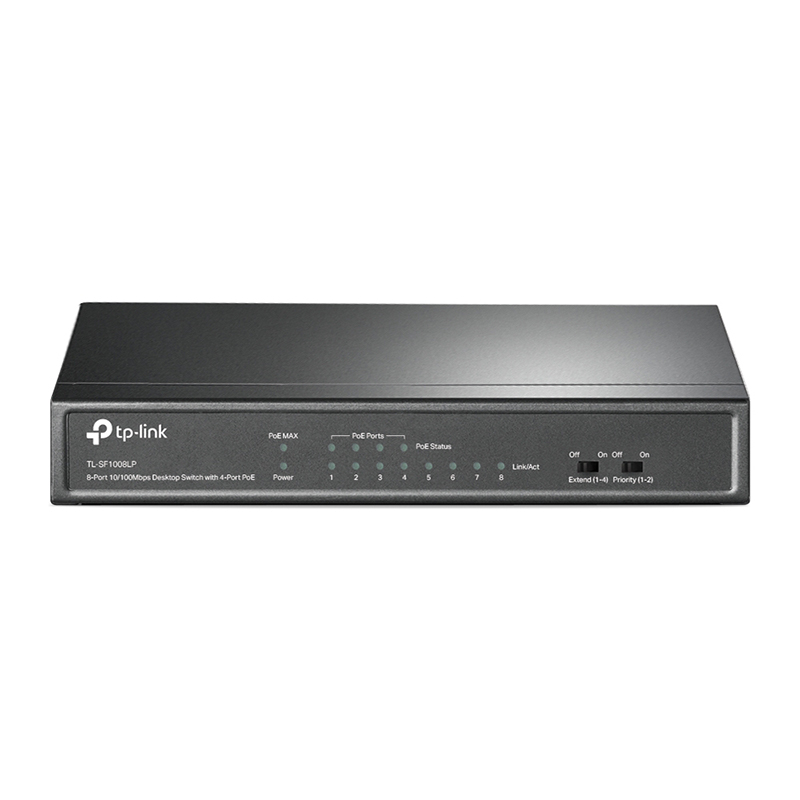 TP-LINK – Switch 8 ports 10/100 dont 4 PoE – TL-SF1008LP