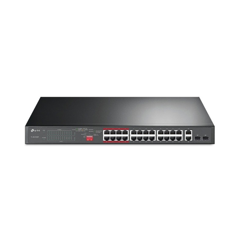 TP-LINK - Switch 24 ports 10/100 PoE+ +2ports Giga SFP -TL-SL1226P