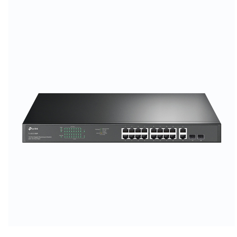 TP-LINK - Switch 16 ports PoE Gigabit + 2 ports SFP - TL-SG1218MP