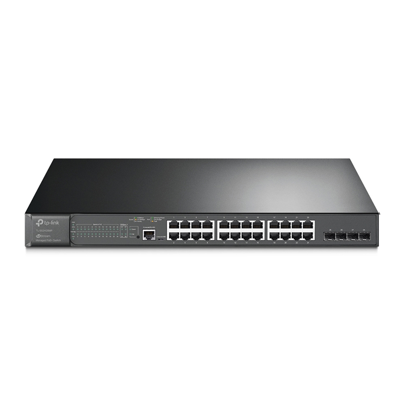 TP-LINK - Switch 24 ports Giga PoE+ (384W) + 4ports SFP - TL-SG3428MP