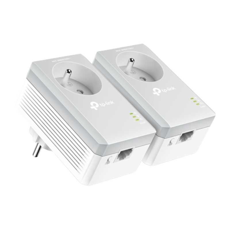 TP-LINK - KIT 2 CPL 1 port 600Mbps + prises gigogne - TL-PA4015P KIT