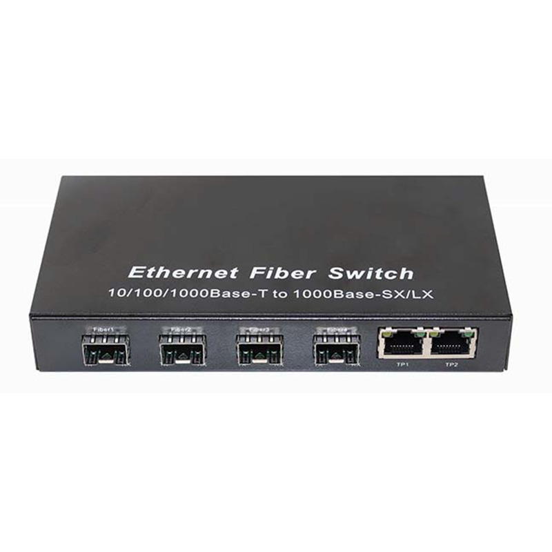 UPTEC - Switch 4 ports fibres & 2 ports RJ45 Gigabit