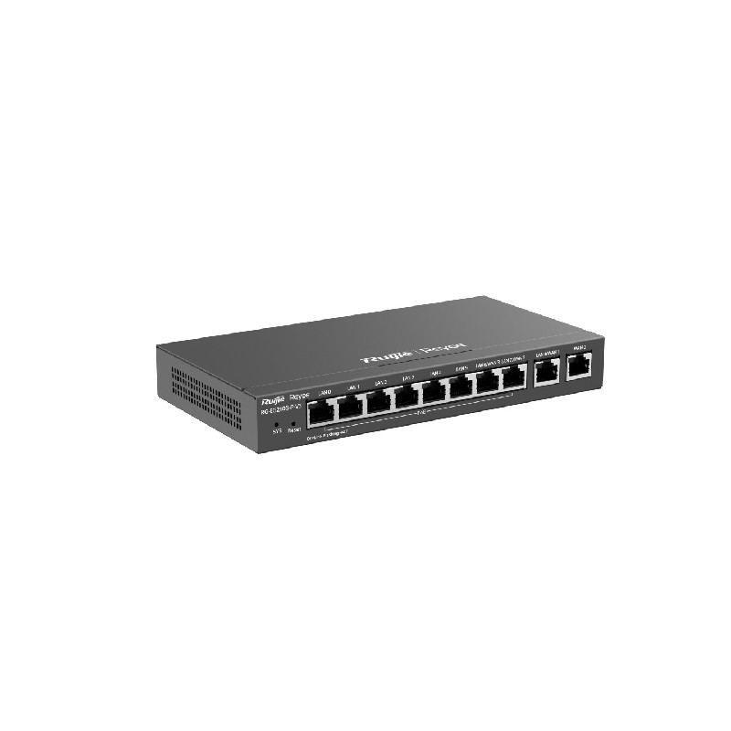 REYEE - Routeur Gigabit 10 ports dont 8 PoE (110W) RG-EG210G-P-V3