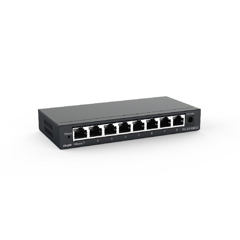 REYEE - Switch 8 ports Gigabit boitier métal RG-ES108GD