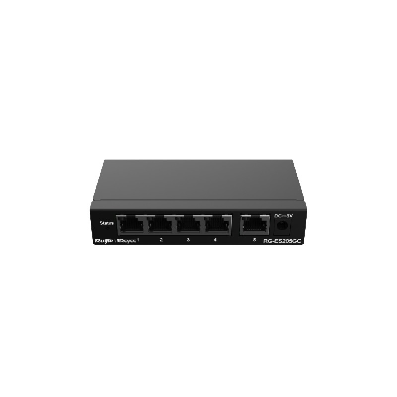 REYEE - Switch Cloud niveau 2 5 ports Gigabit RG-ES205GC