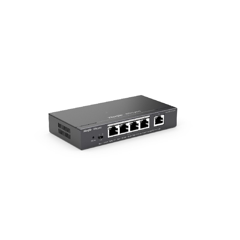 REYEE - Switch Cloud niveau 2 5 ports Gigabit 4 PoE+ 54W RG-ES205GC-P