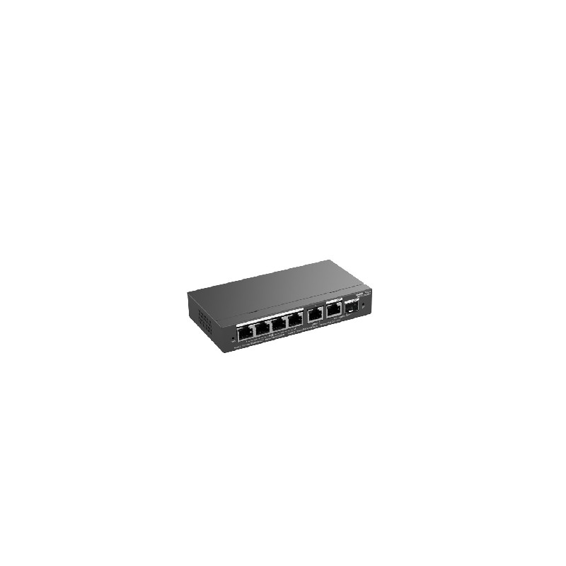 REYEE - Switch Cloud 6 ports Gigabit dont 4 PoE+(54W) et 1 SFP