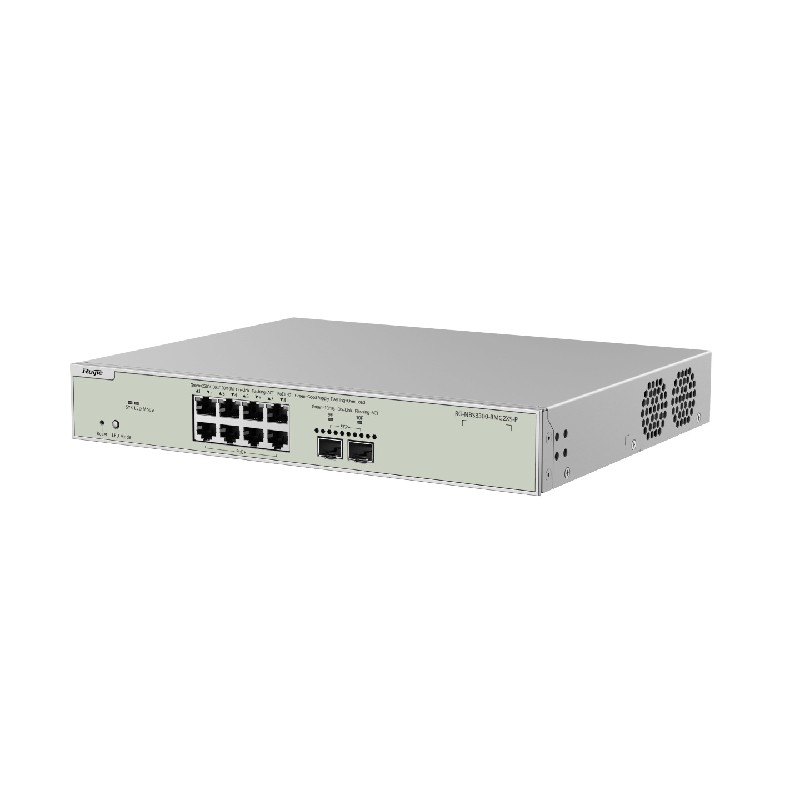 REYEE - Switch L2 8x2,5G PoE+240W 2SFP+ RG-NBS3300-8MG2XS-P - EOL