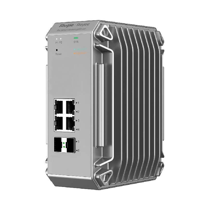 REYEE - Switch Industriel Niveau 2 4 Ports PoE+ 2SFP