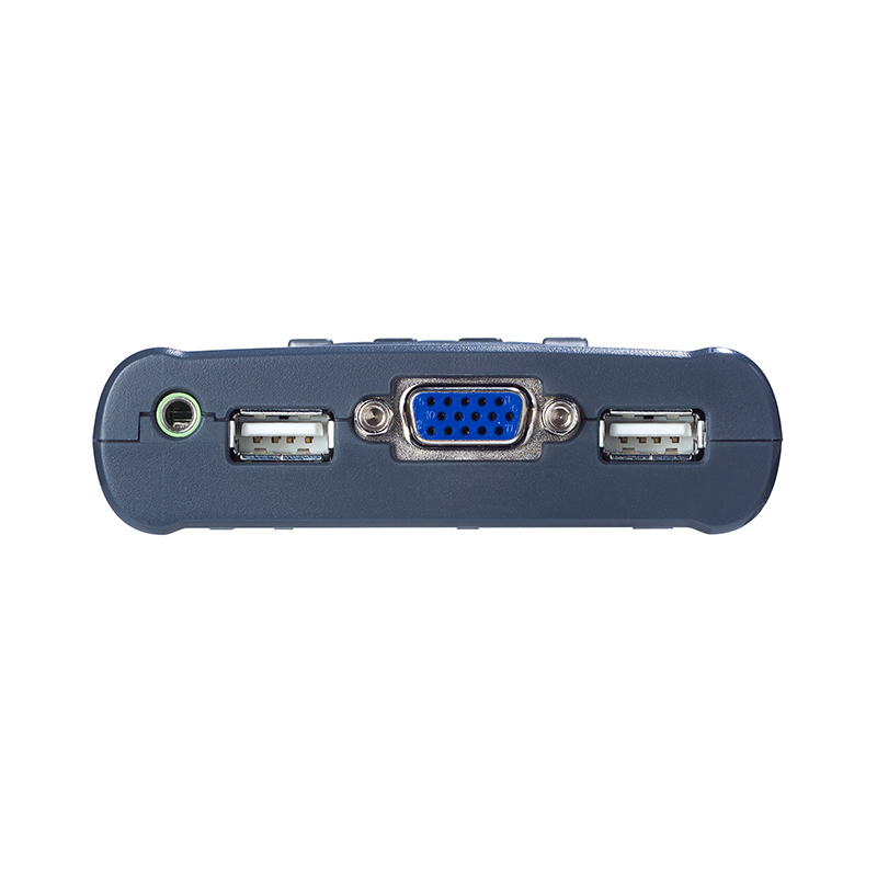 ATEN - CS64US - Commutateur KVM câble VGA/audio USB - 4 ports