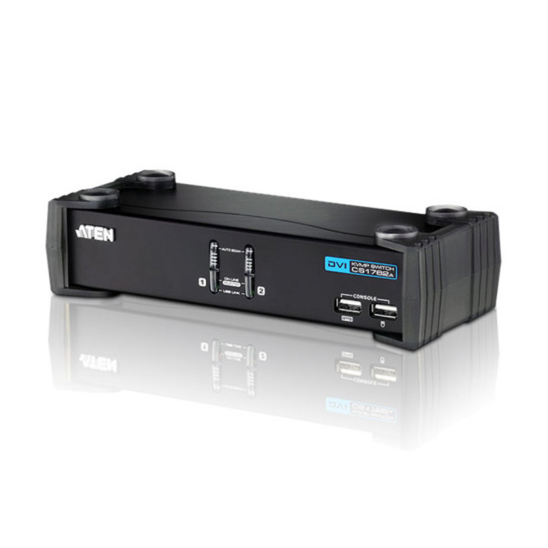 ATEN - CS1762A - Commutateur KVMP™ DVI/audio USB - 2 ports NPR