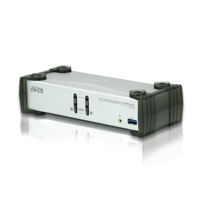 ATEN - CS1912 - Commutateur KVMP™ DisplayPort 2 ports USB 3.0 NPR