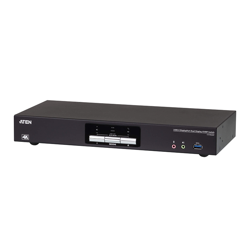 ATEN - CS1942DP - Commutateur KVMP™ 2 affichages DP 4K 2ports NPR