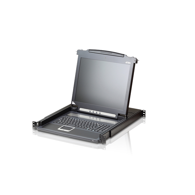 ATEN - CL1000M - Console LCD 17" à un seul rail (PS/2-USB, VGA) NPR