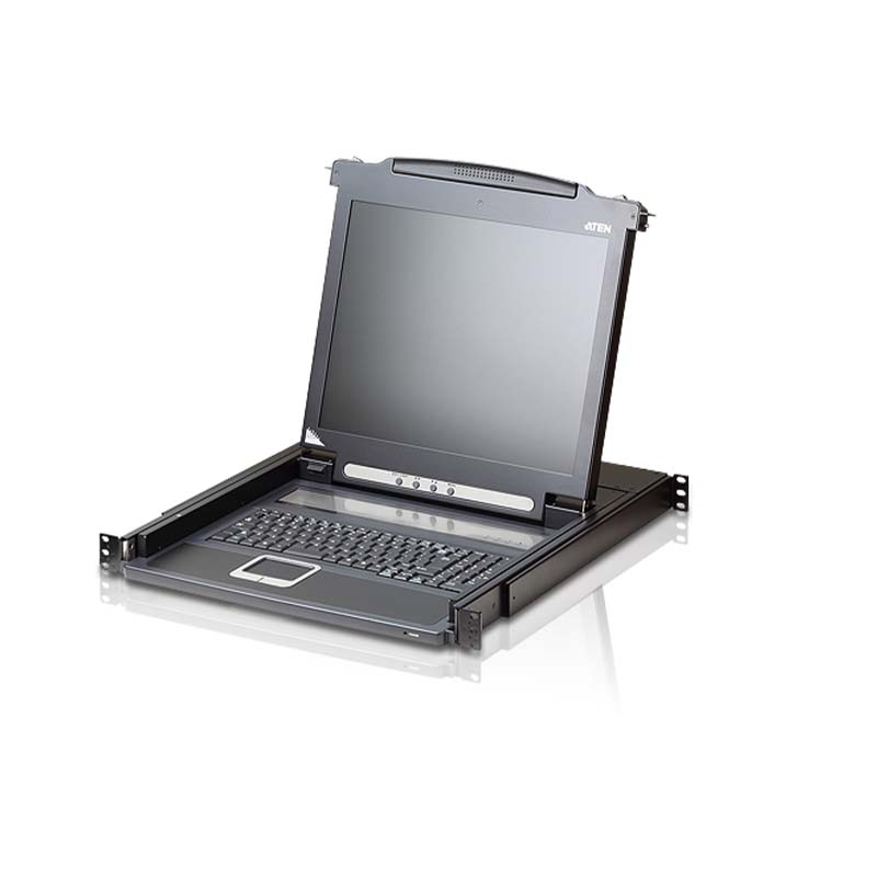 ATEN - CL1000N - Console LCD 19" à un seul rail (PS/2-USB, VGA) NPR