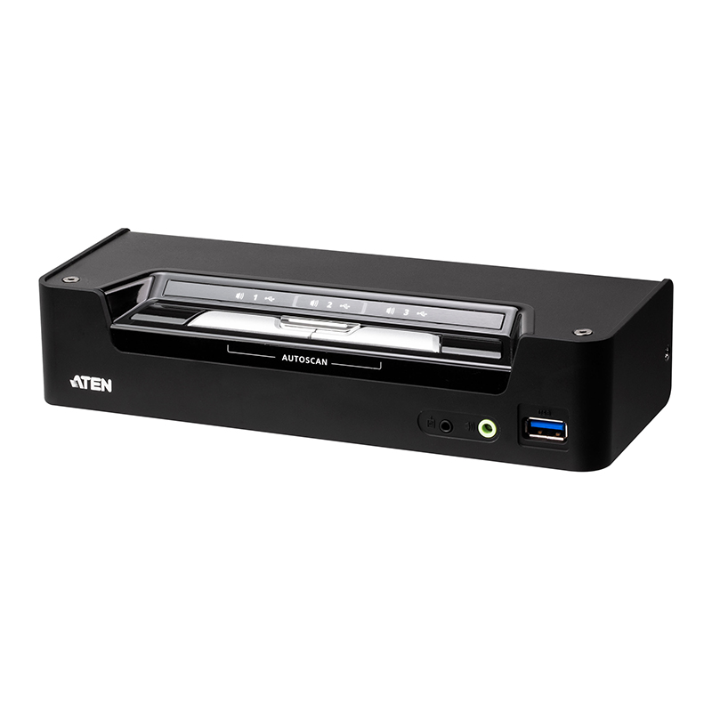 ATEN - CS1953 - Commutateur KVMP™ hybride 3 x DisplayPort USB-C - NPR