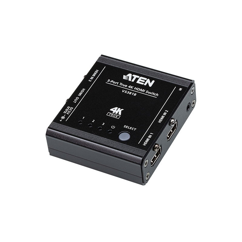 Commutateur HDMI 4K 4 Entrées/1 RS232 - VS481B - Commutateur Aten