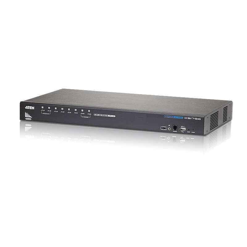 ATEN - CS1798 - Commutateur KVM HDMI/audio USB - 8 ports NPR