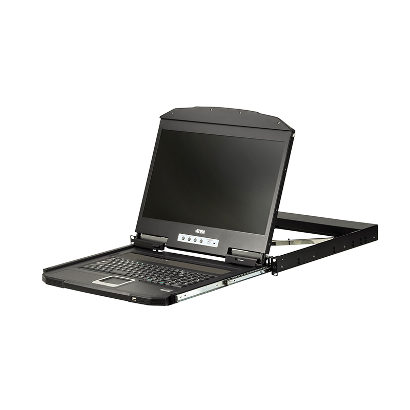 ATEN CL3100NX Console LCD grand écran 1 rail faible prof. USB VGA NPR