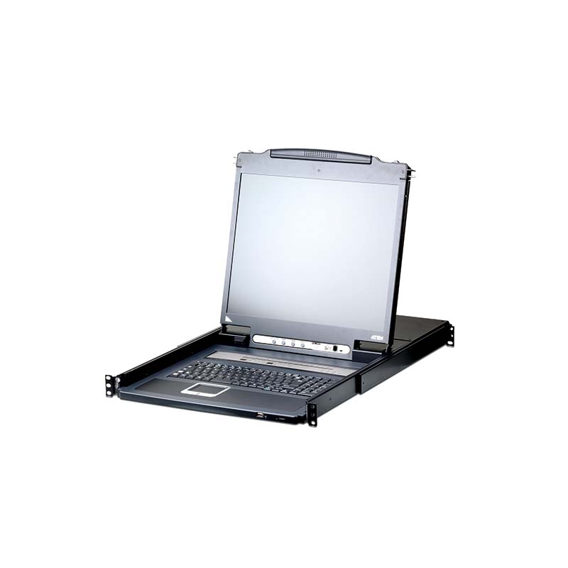 ATEN - CL5708IM - Commutateur KVM VGA LCD 1 rail 8ports PS/2-USB NPR
