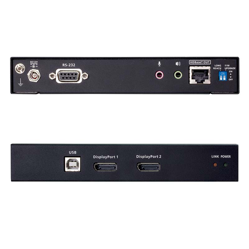 ATEN - CE924 - Système d’extension KVM USB DP double vue HDBaseT™ 2.0