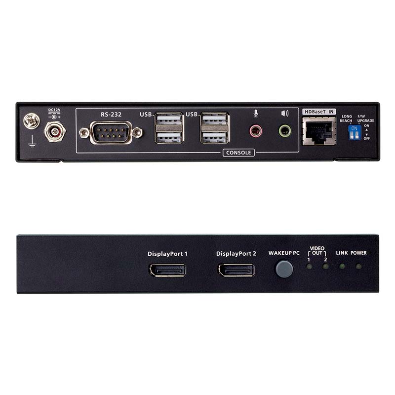 ATEN - CE924 - Système d’extension KVM USB DP double vue HDBaseT™ 2.0