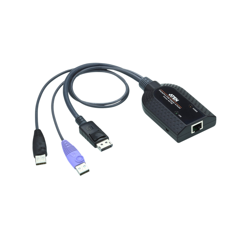 ATEN - KA7189 - Adaptateur KVM de média virtuel DisplayPort USB