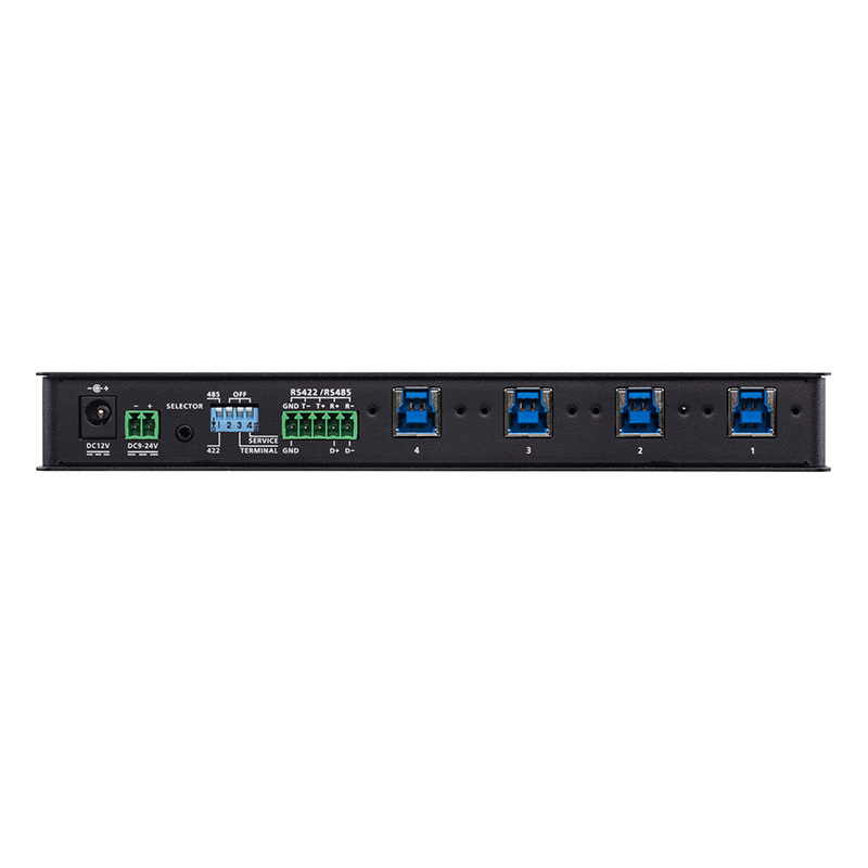 ATEN - US3344I - Commutateur hub industriel USB3.2 Gen1 4x4ports NPR