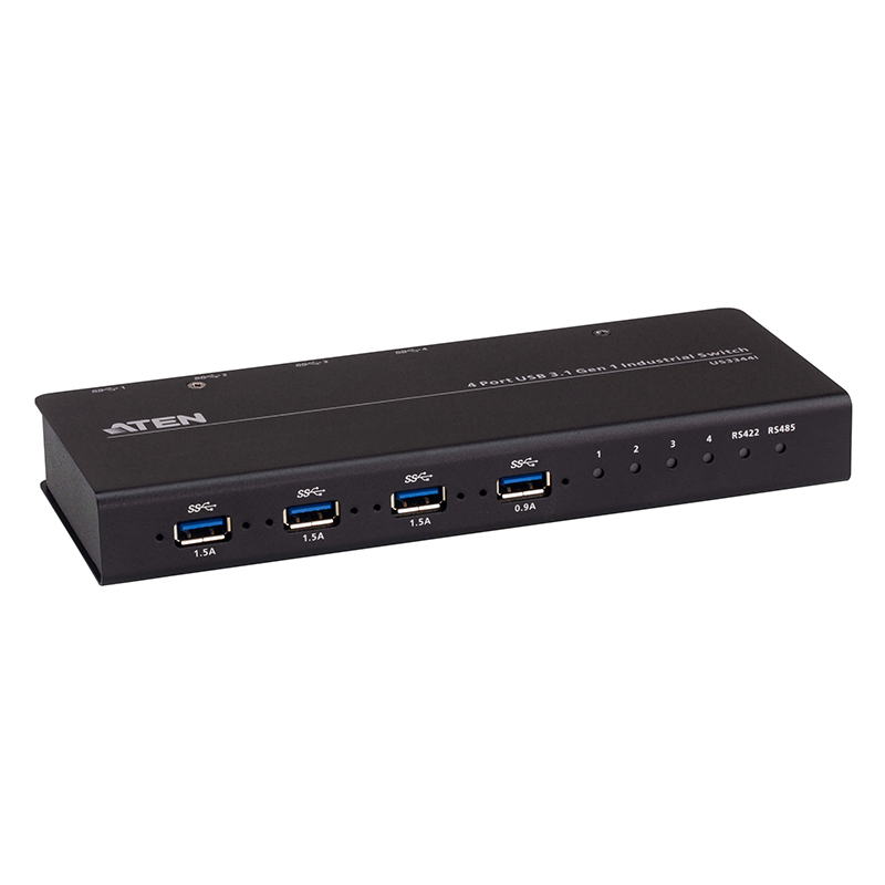 ATEN - US3344I - Commutateur hub industriel USB3.2 Gen1 4x4ports NPR