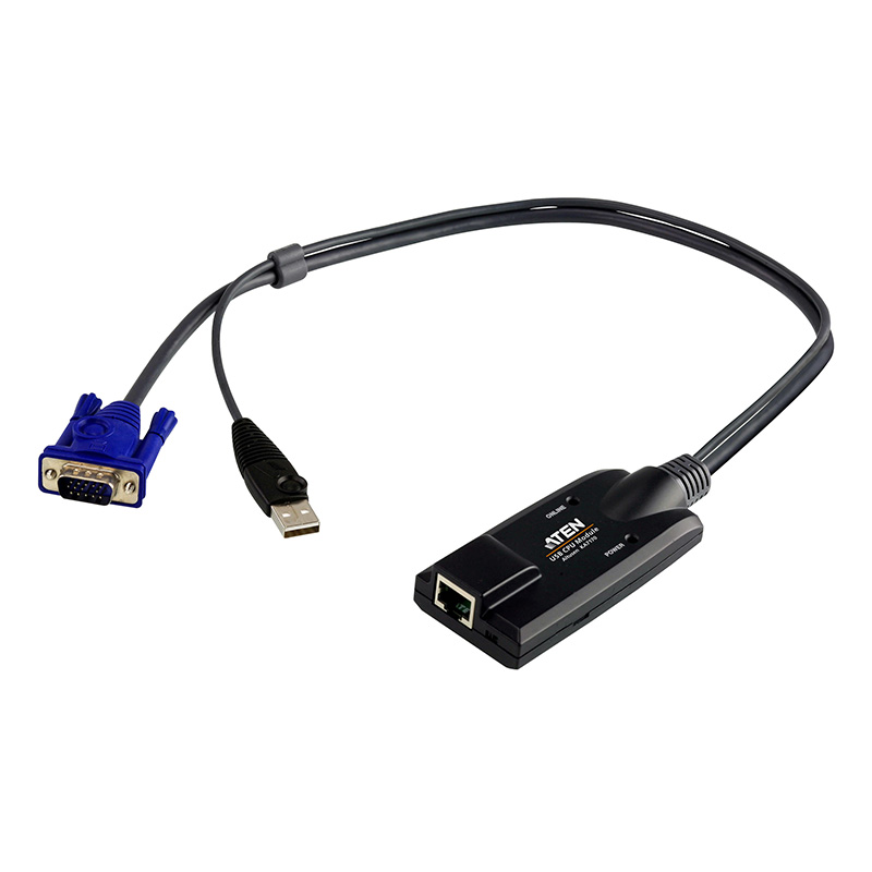 ATEN KA7170 Adaptateur KVM VGA USB - prise en charge vidéo compos EOL