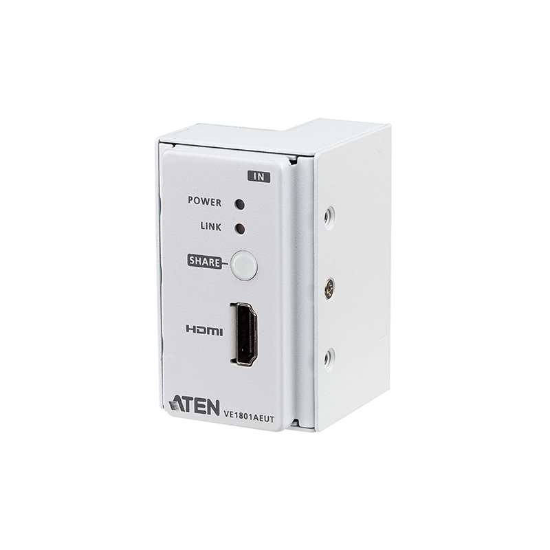 ATEN - VE1801AEUT - Transmetteur HDMI HDBaseT-Lite avec plaque murale