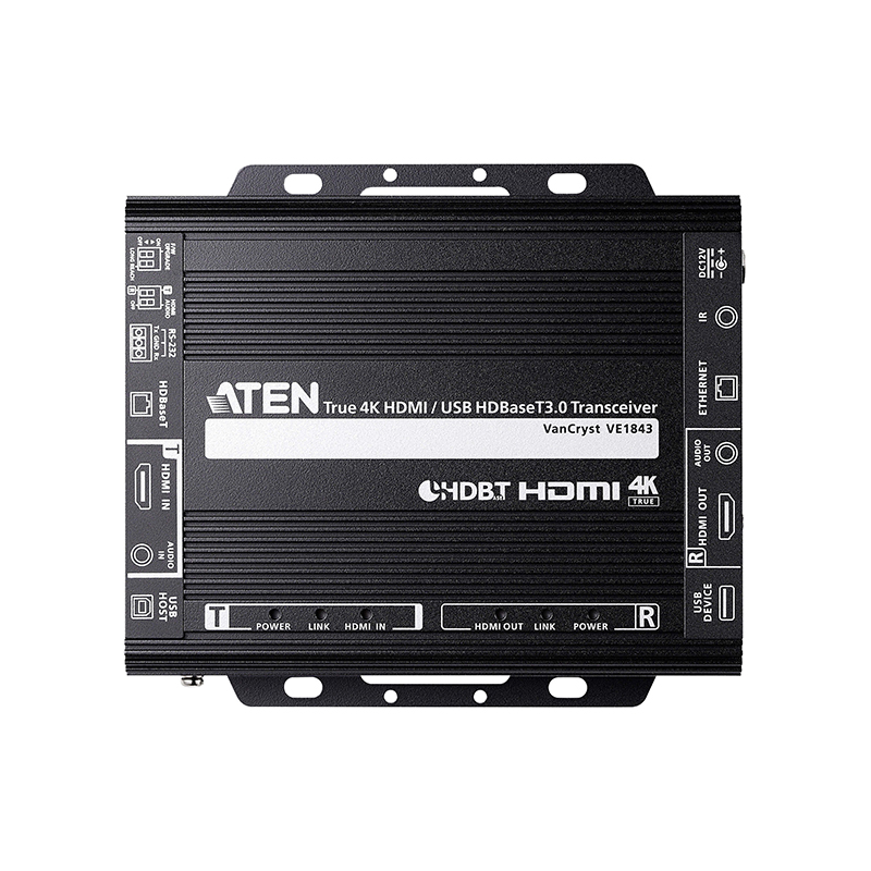 ATEN - VE1843 - Émetteur-récepteur HDMI / USB HDBaseT 3.0 True 4K NPR