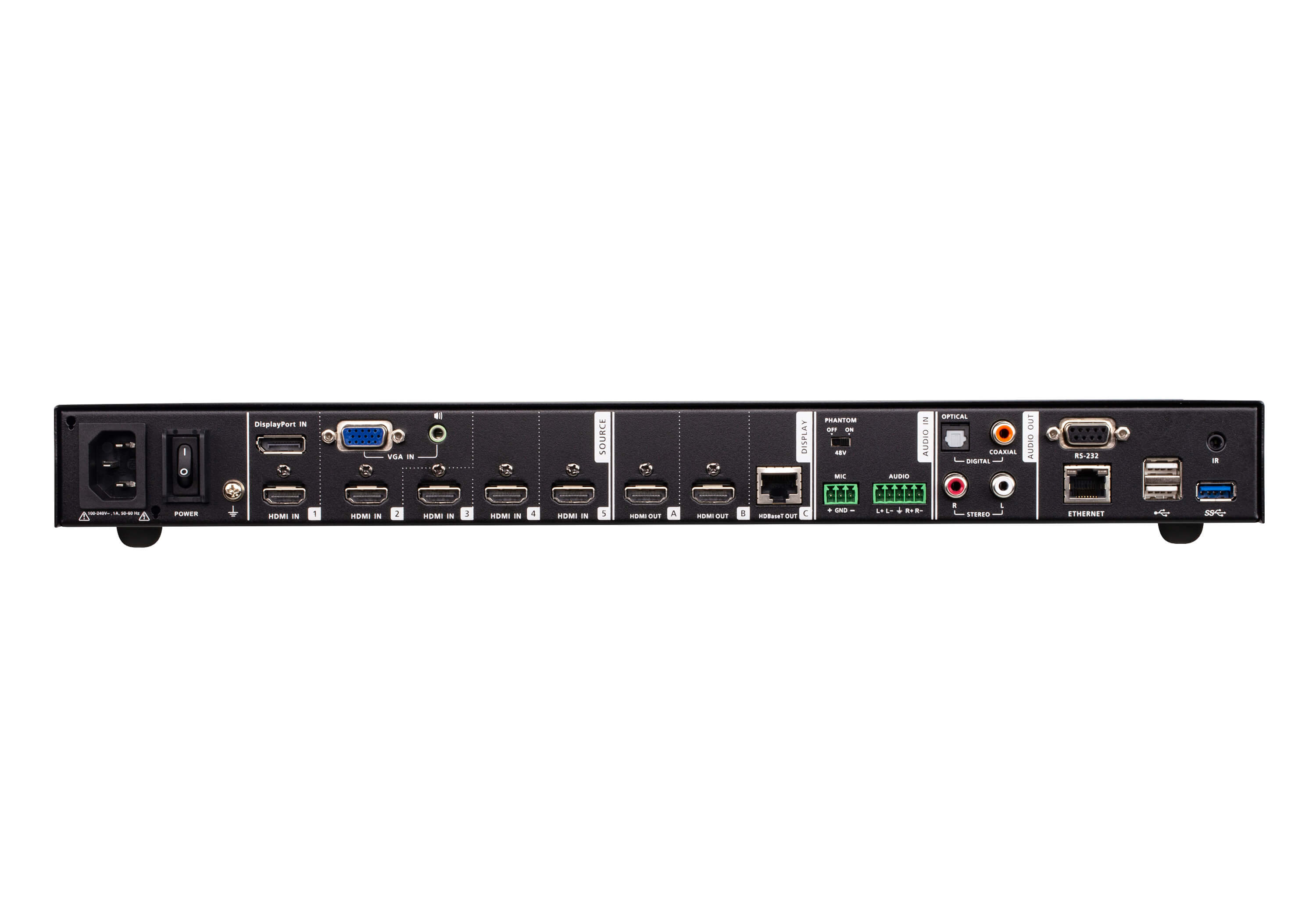 ATEN - VP2730 - Commutateur matriciel de présentation Seamless 7x3