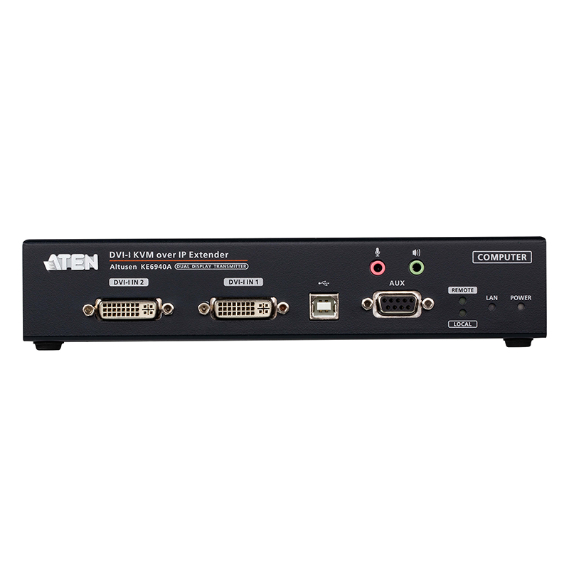 ATEN - KE6940AT -P- Émetteur KVM deux affichages DVI-I sur IP