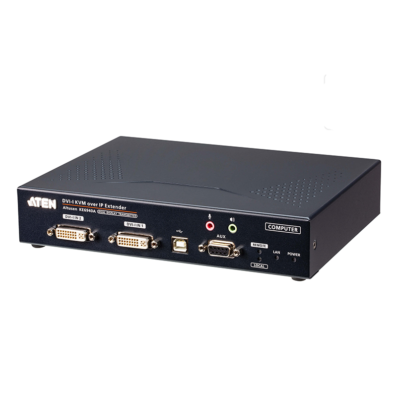 ATEN - KE6940AT -P- Émetteur KVM deux affichages DVI-I sur IP