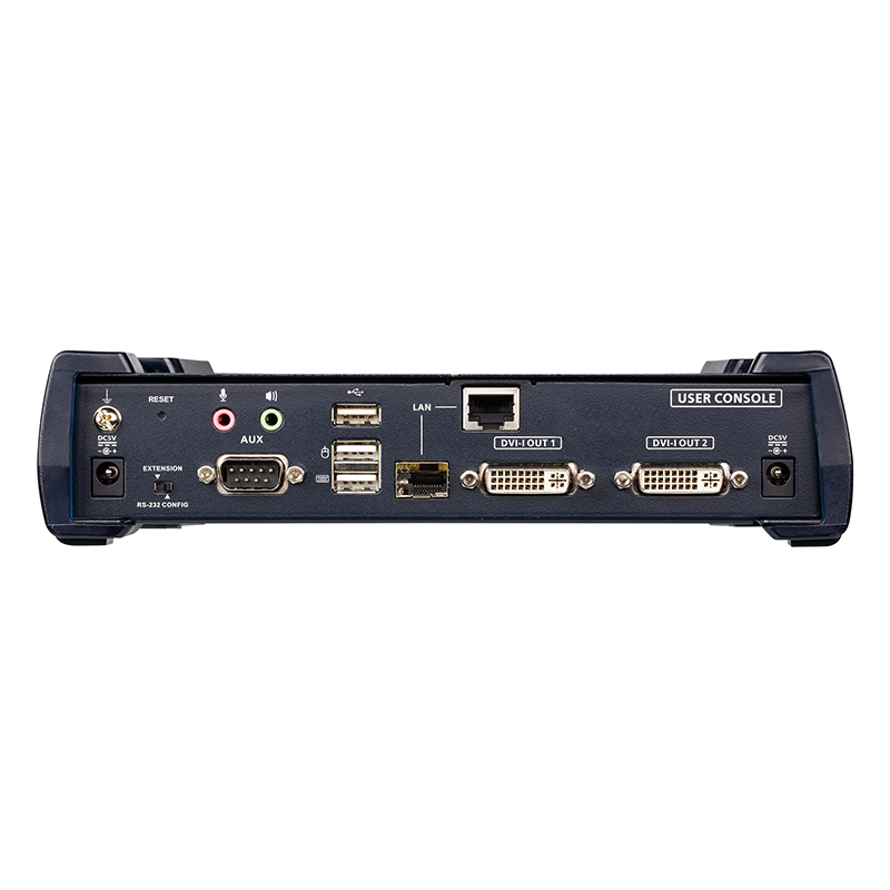 ATEN - KE6940AR -P- Récepteur KVM deux affichages DVI-I sur IP