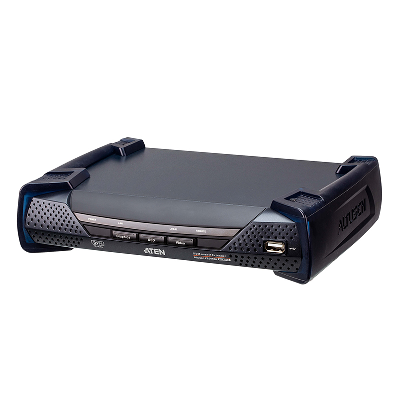 ATEN - KE6940AR -P- Récepteur KVM deux affichages DVI-I sur IP