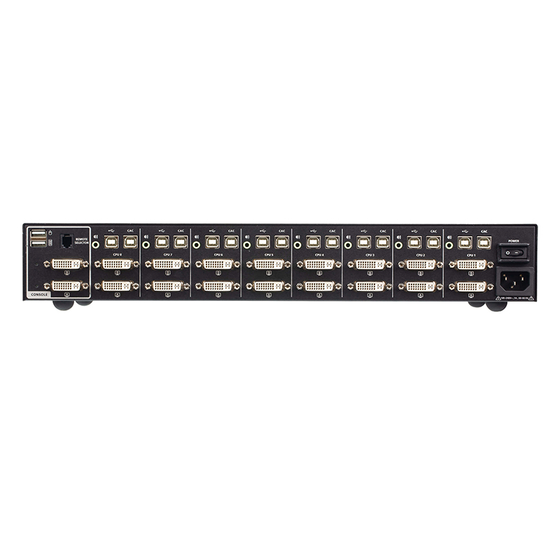 ATEN - CS1148D4C - Commutateur KVM sécu 2 écrans DVI 8ports avc CAC