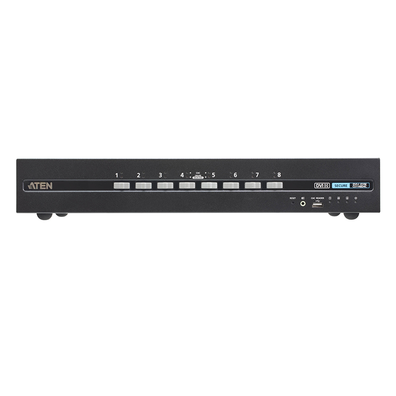 ATEN - CS1148D4C - Commutateur KVM sécu 2 écrans DVI 8ports avc CAC