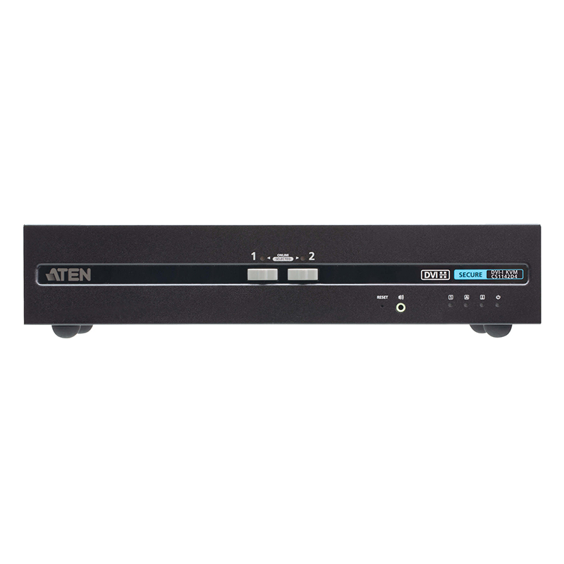ATEN - CS1142D4 - Commutateur KVM sécurisé 2 écrans DVI 2ports USB